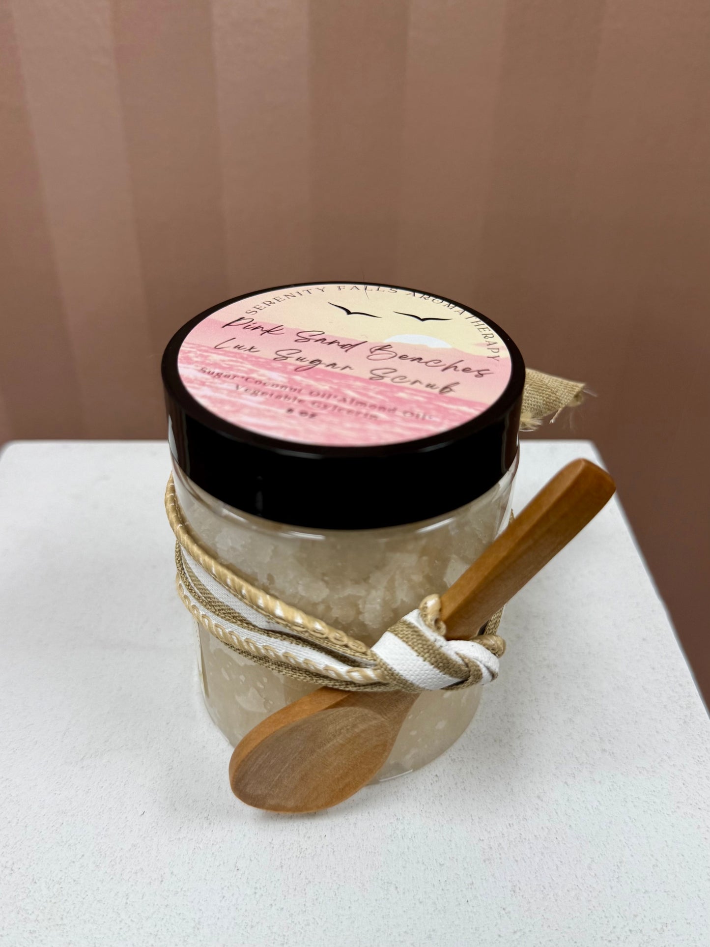 Serenity Falls Pink Sand Beaches Sugar Scrub