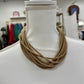 Tan Rope Strand Necklace