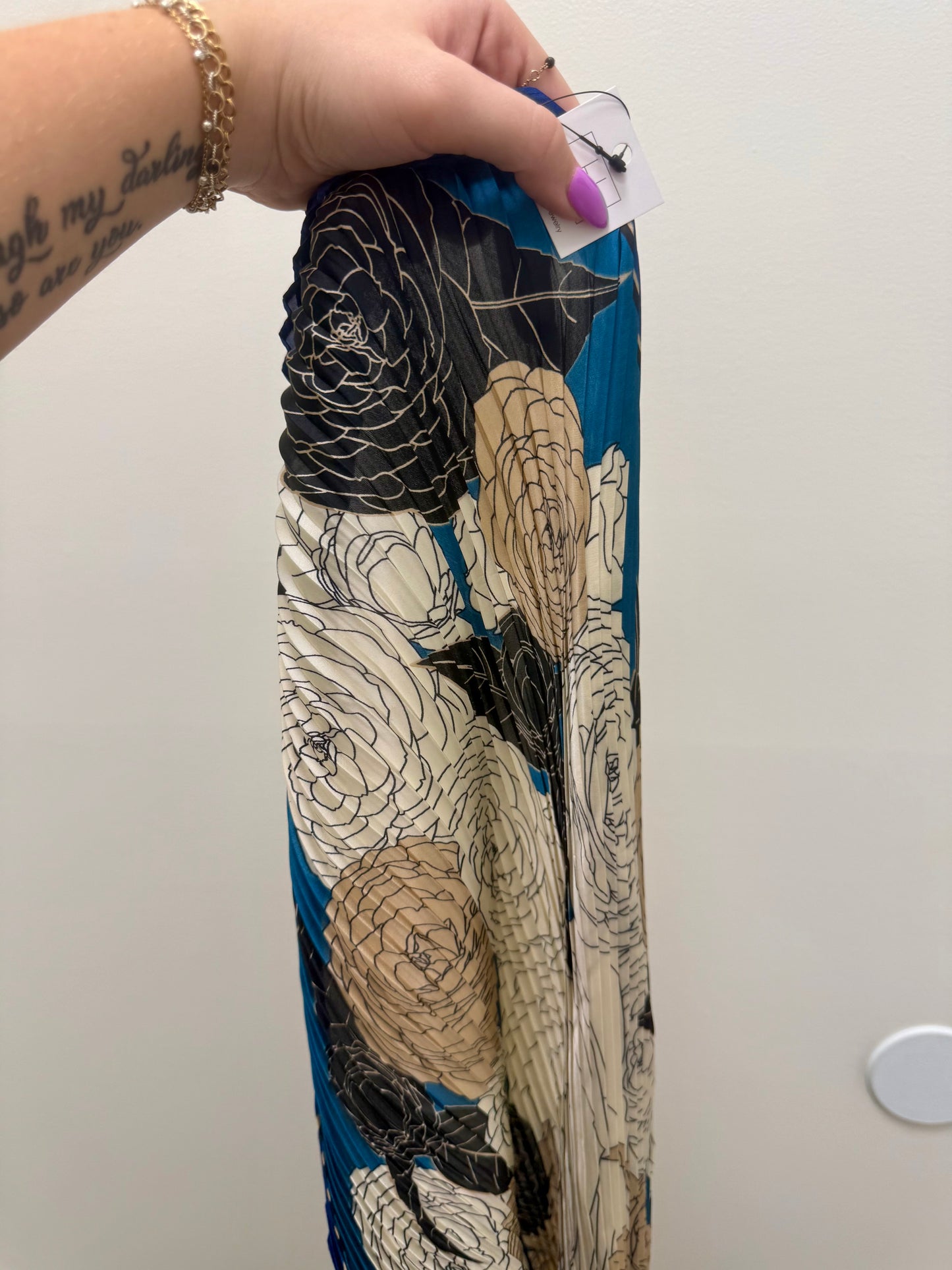 Hart Designs Teal Multi Floral Scarf