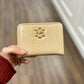 Tan Nadine Zippered Wallet