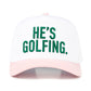 Light Pink He’s Golfing Trucker Hat