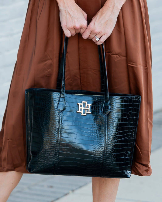 Black Heath Tote Bag