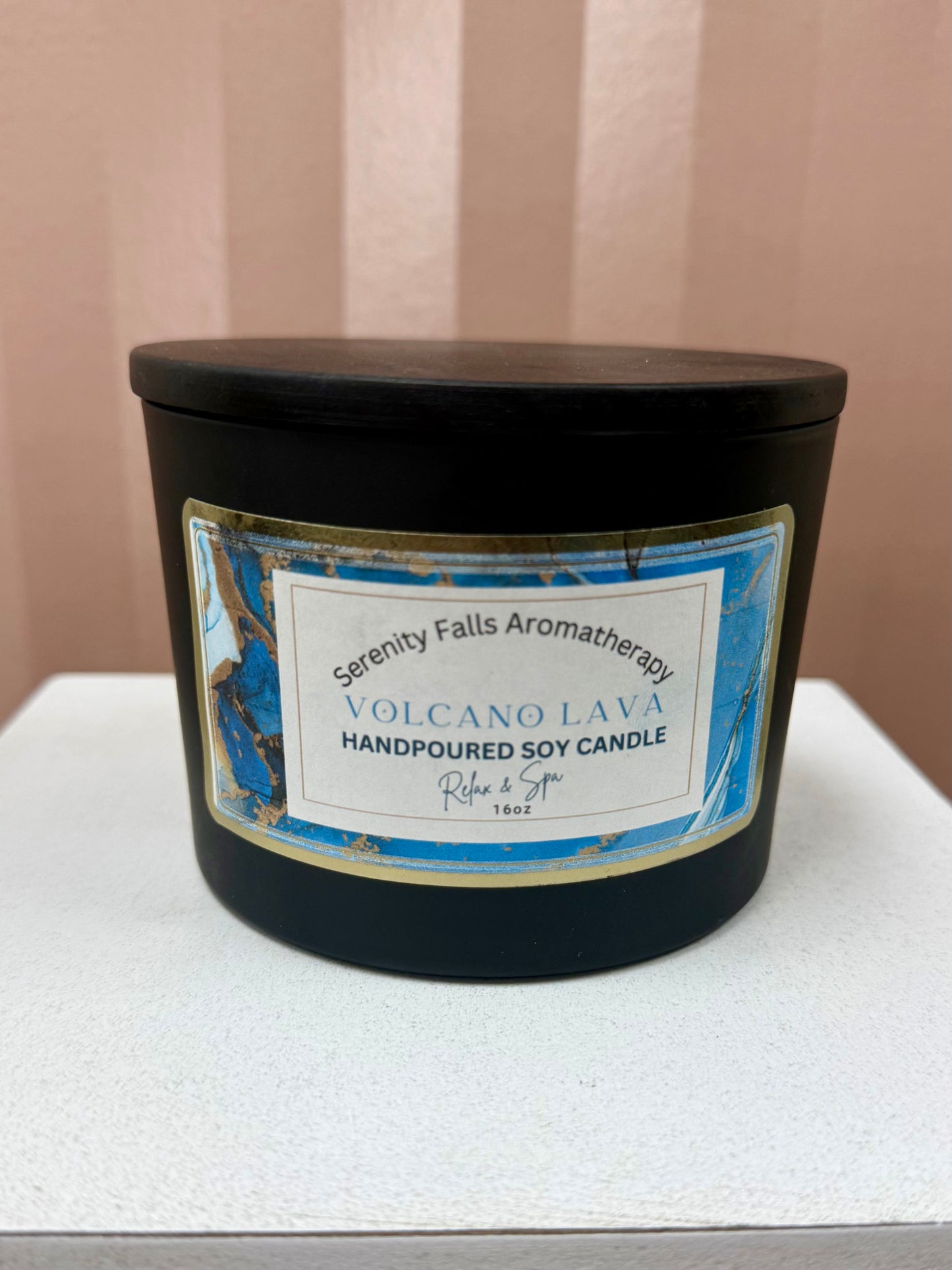 Serenity Falls Volcano Lava 16oz Candle