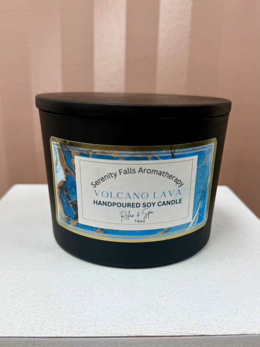 Serenity Falls Volcano Lava 16oz Candle