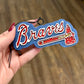 ATL Braves Logo Car Freshie - Volcano