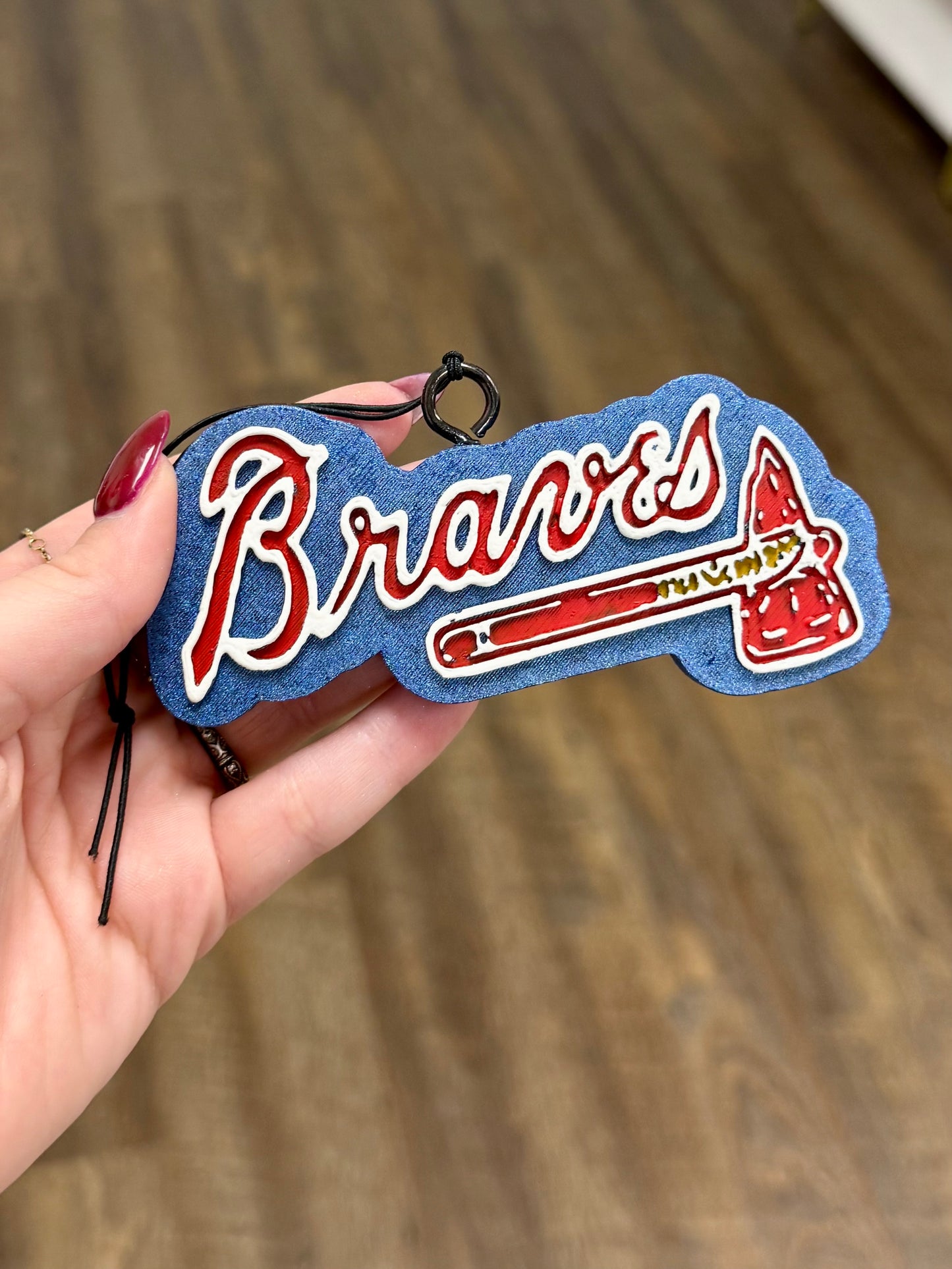ATL Braves Logo Car Freshie - Volcano