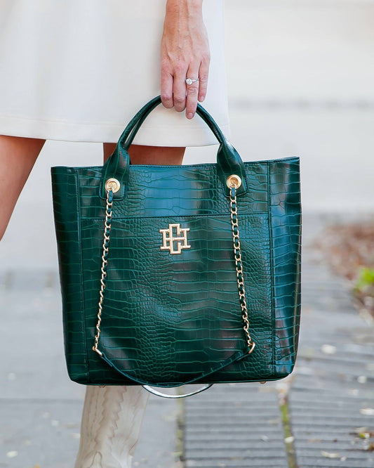 Hunter Green EC Kinzley Tote