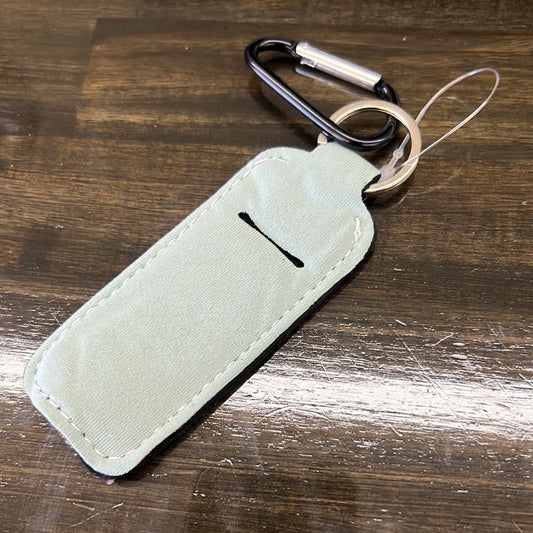 Keychain Solid Chapstick Holder