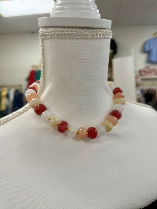 Hart Designs Natural Mauve Bead Necklace