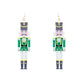 Green Acrylic Nutcracker 2.5" Drop Earring