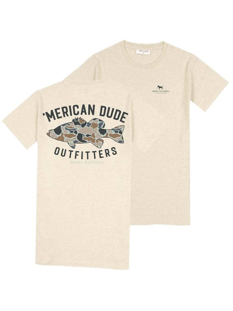 SS Fish Camo Mens Tee
