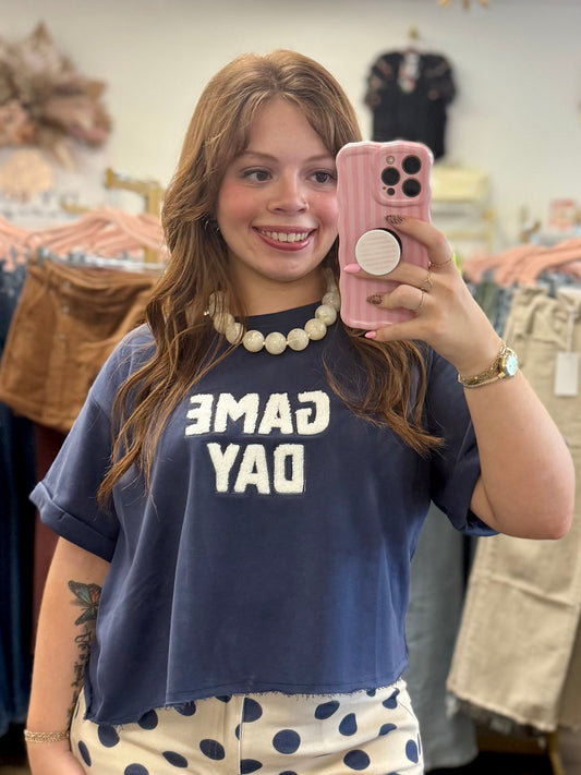 Navy Game Day Terry Tee