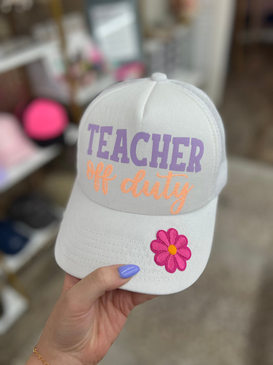 Teacher Off Duty Hat