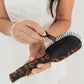 TELETIES Tortoise Detangler Hair Brush for Medium Hair