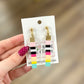Colorblock Link Earrings