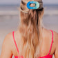 Poolside Small Flat Round Hair Clip