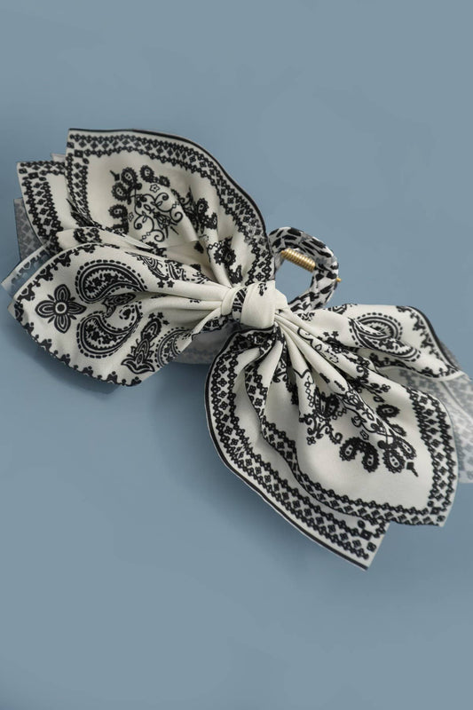 Paisley Boho Claw Clip