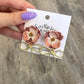 Rose Flower Bow Dangles