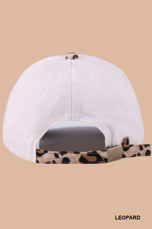 Leopard Literally Just a Girl Cap