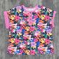 Plus Pink Multi Color Top