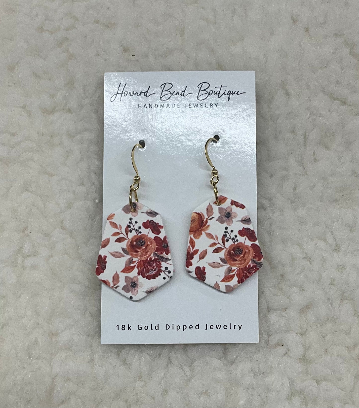 Fall Floral Earrings