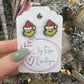 Grinch Handpainted Stud Earrings