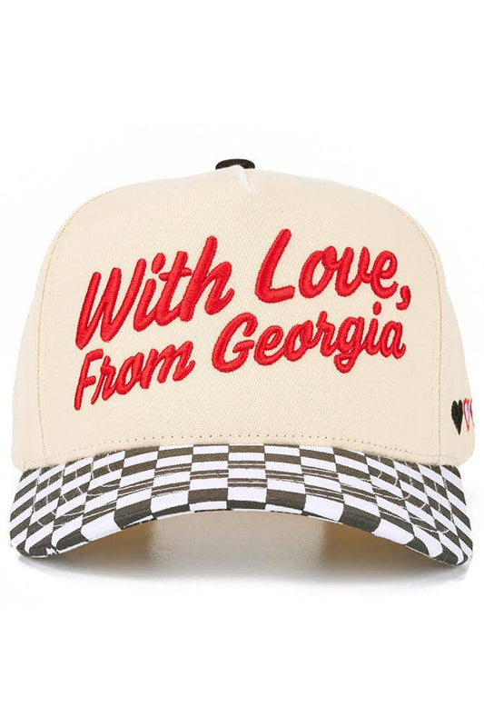 With Love, From Georgia Embroidered Hat