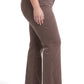 Plus Java High Rise Frayed Wide Leg Jeans