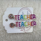 Colorful Teacher Earrings