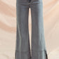 Light Mid Rise Flare Bottom Pearl Jeans