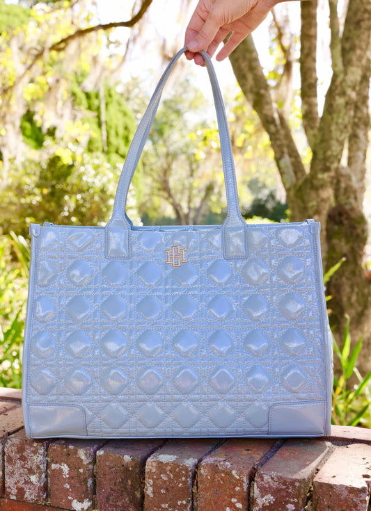 Dusty Blue Shane Tote