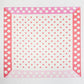 Pink Polka Dot Bandana Scarf