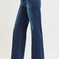 Tummy Control Hi Rise Wide Flare Jeans