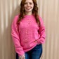 Pink Candy Cane Sweater
