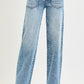 Slouchy Relaxed Baggy Patch Pocket Detail Jeans