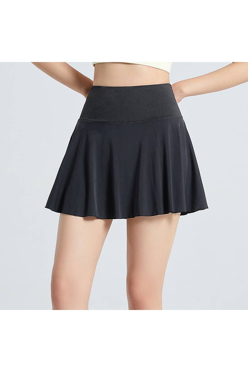 Black Athletic Skort