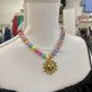 Hart Designs Rainbow Heart Charm Bead Necklace