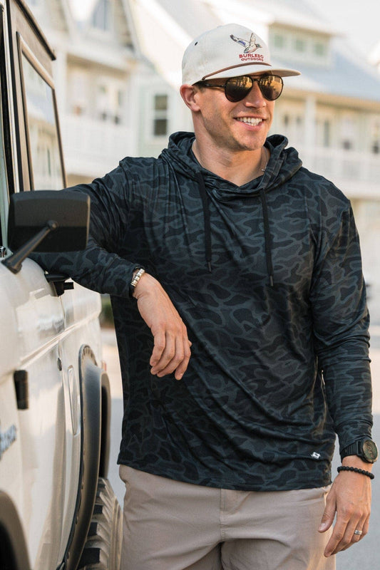 Black Camo Performance Hoodie