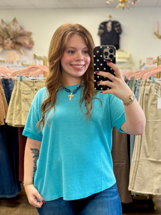 Teal Essential Thermal Top