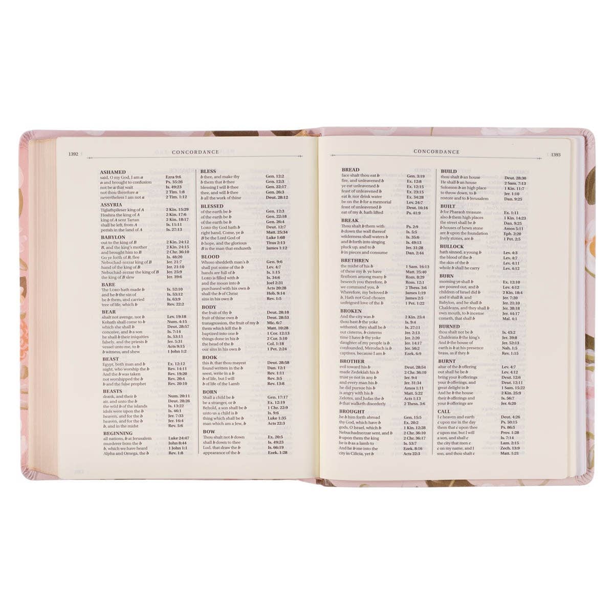 KJV Notetaking Bible Faux Leather Strength&Dignity Prov 31:25