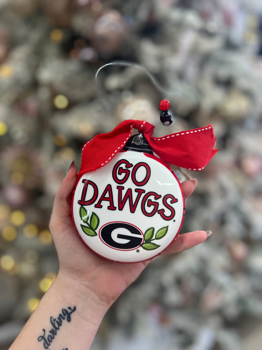 Go Dawgs Ornament