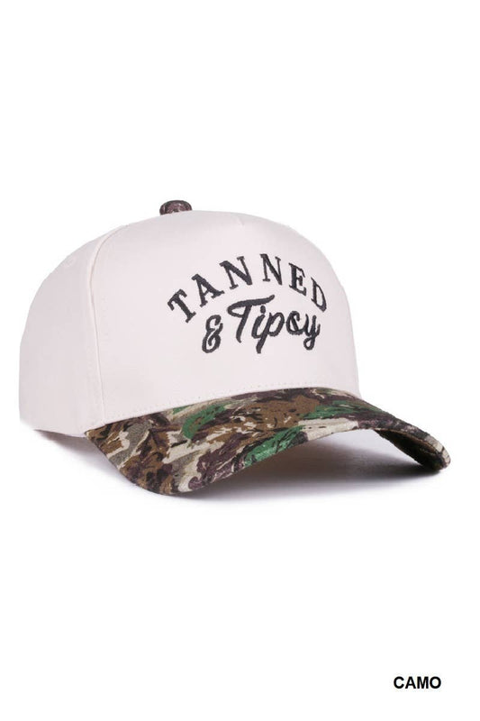 Camo Tanned & Tipsy Cap
