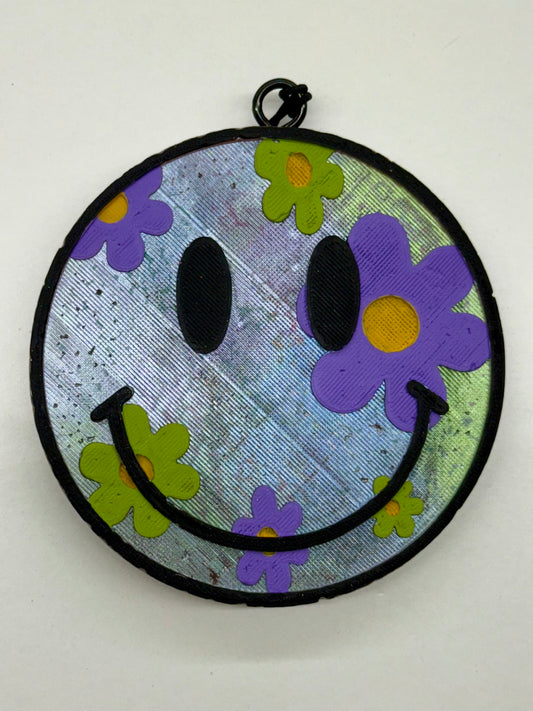 Smiley Flower Car Freshie - Diva