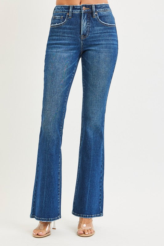 Tummy Control 4-Way Stretch High Rise Flare Jeans