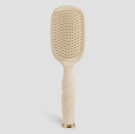 TELETIES Tan Detangler Hair Brush for Thick Hair