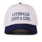 Light Navy Literally Just a Girl Cap