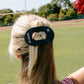 Flat Round Hair Clip | Large | Go Dawgs!
