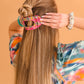 Fuchsia Dream | Large | Flat Round Hair Clip