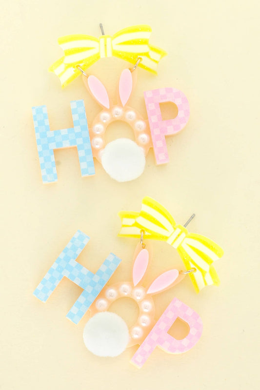 Hop Easter Earrings