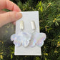Iridescent Ginkgo Leaf Earrings